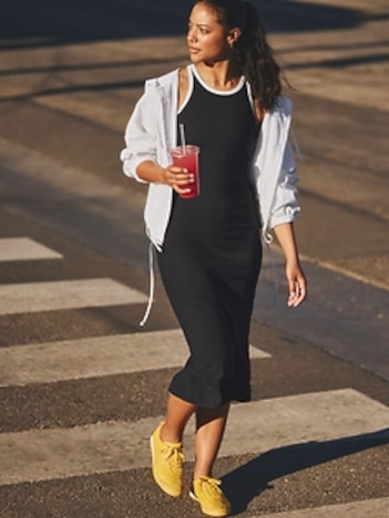 Signature Rib Maxi Dress