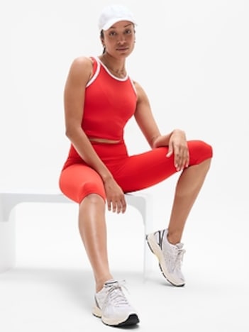 Transcend High Rise Rib Crop Legging