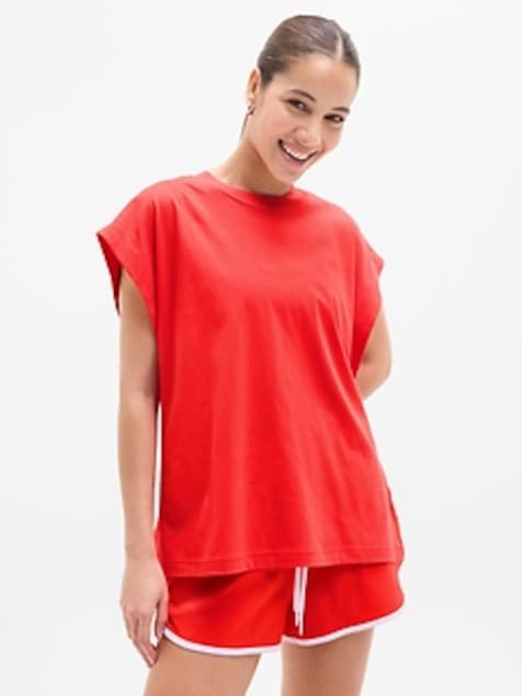 True Cotton Oversized Muscle Tee
