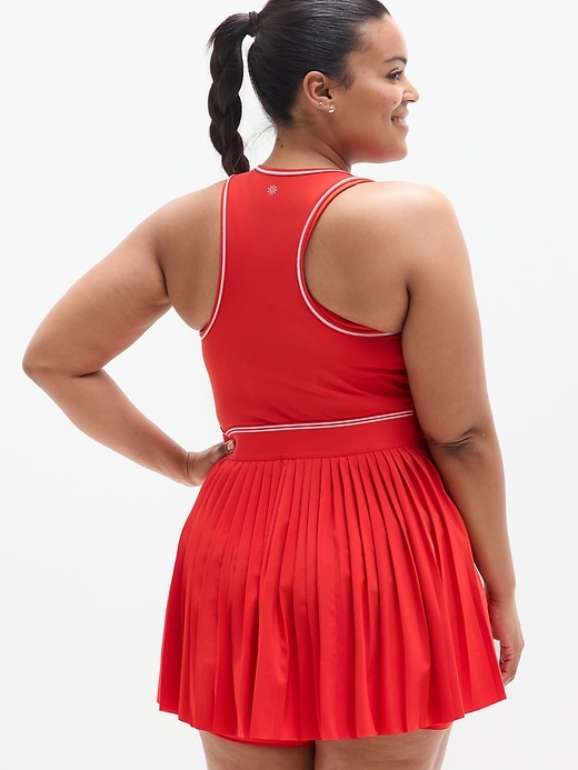 Image number 6 showing, Match Point Pleated Dress