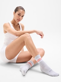 View large product image 2 of 3. Athleta High Performance Crew Sock