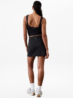 Salutation Stash High Rise 14.5" Skort - Black - image 3