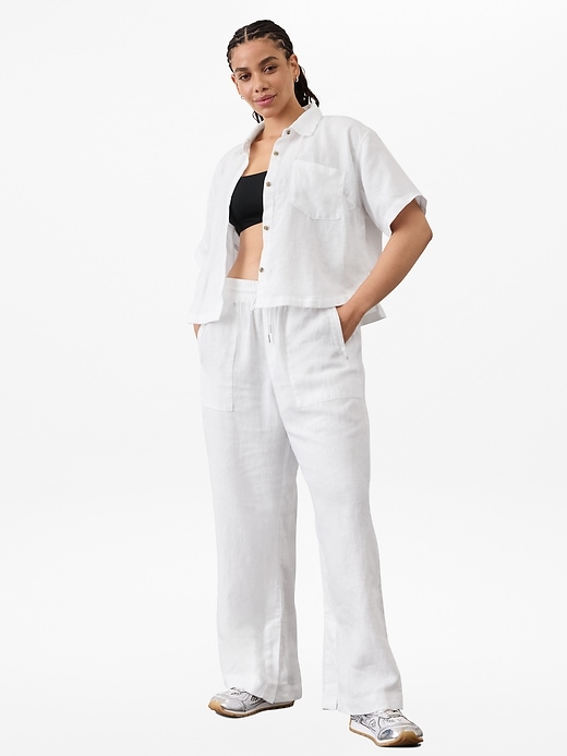 Image number 7 showing, Retreat Linen Short Sleeve Shirt