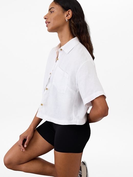 Image number 5 showing, Retreat Linen Short Sleeve Shirt