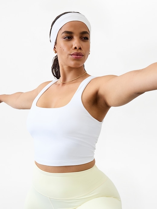 Image number 5 showing, Transcend Square Neck Crop Sports Bra A-C