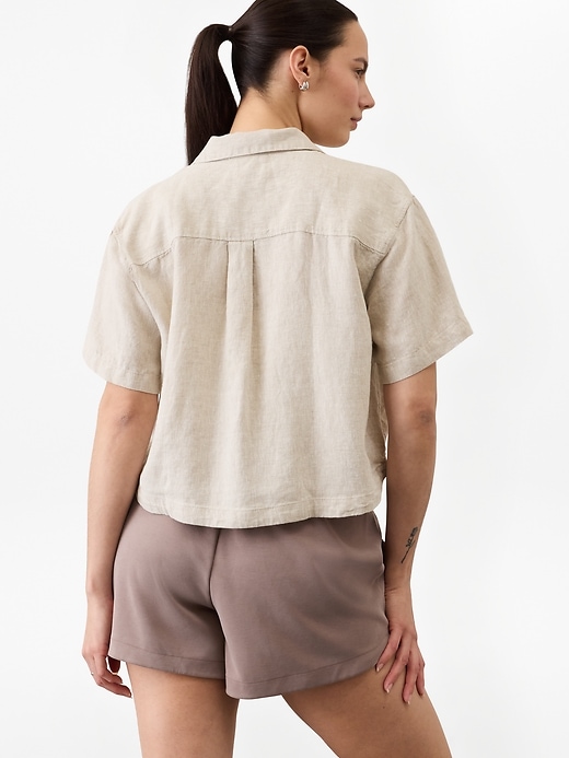 Image number 8 showing, Retreat Linen Short Sleeve Shirt