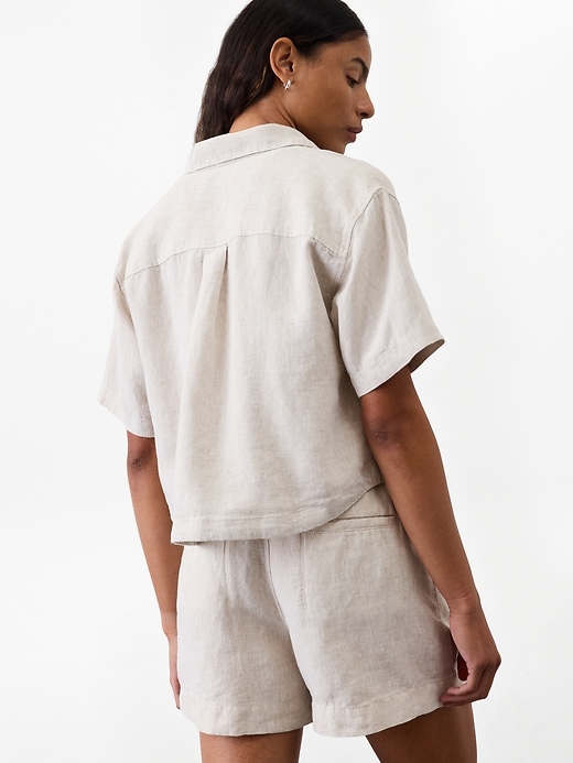 Image number 5 showing, Retreat Linen Short Sleeve Shirt