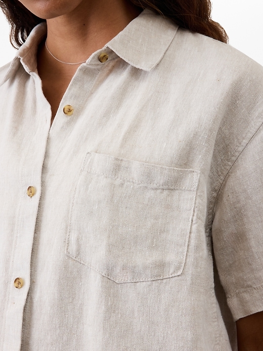Image number 6 showing, Retreat Linen Short Sleeve Shirt