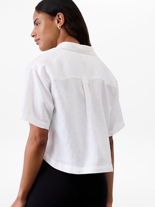Image number 2 showing, Retreat Linen Short Sleeve Shirt