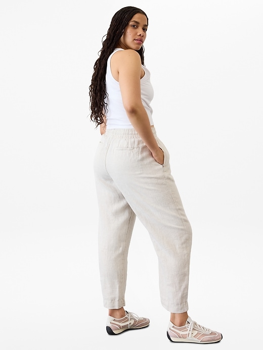 Image number 2 showing, Retreat High Rise Linen Ankle Pant