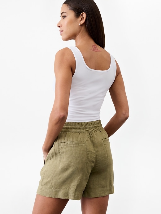 Image number 6 showing, Retreat Linen Mid Rise Short