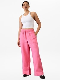 Retreat Linen Wide Leg Pant