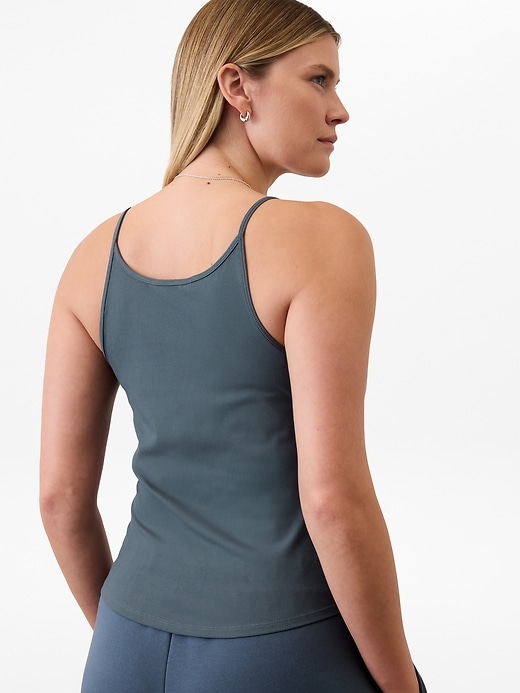Image number 6 showing, Signature Rib Thin Strap Tank