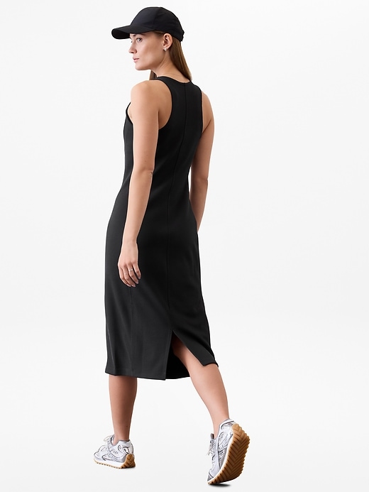 Image number 1 showing, Seasoft Rib Midi Tank Dress