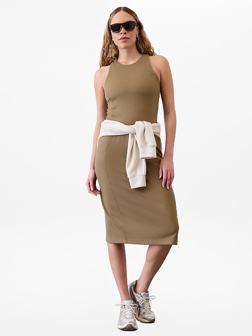 Image number 6 showing, Seasoft Rib Midi Tank Dress