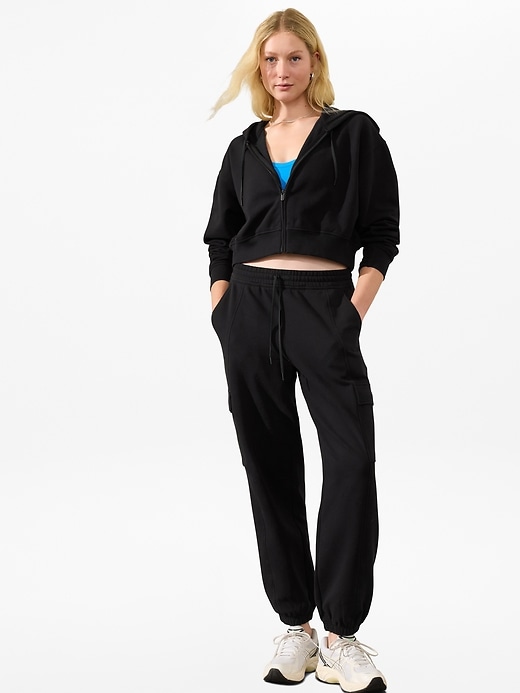 Image number 5 showing, Forever Fleece Crop Full Zip