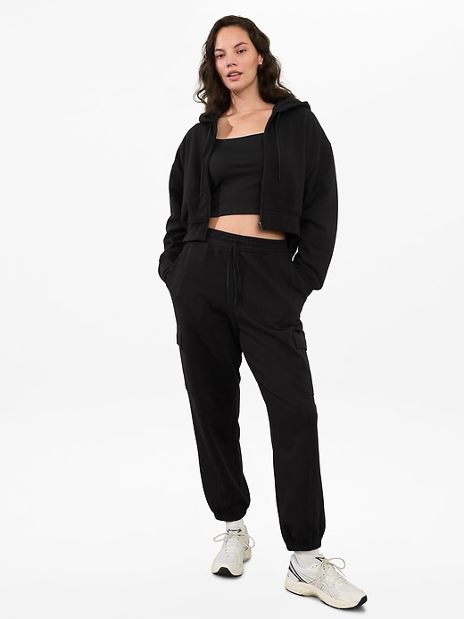 Image number 7 showing, Forever Fleece Crop Full Zip