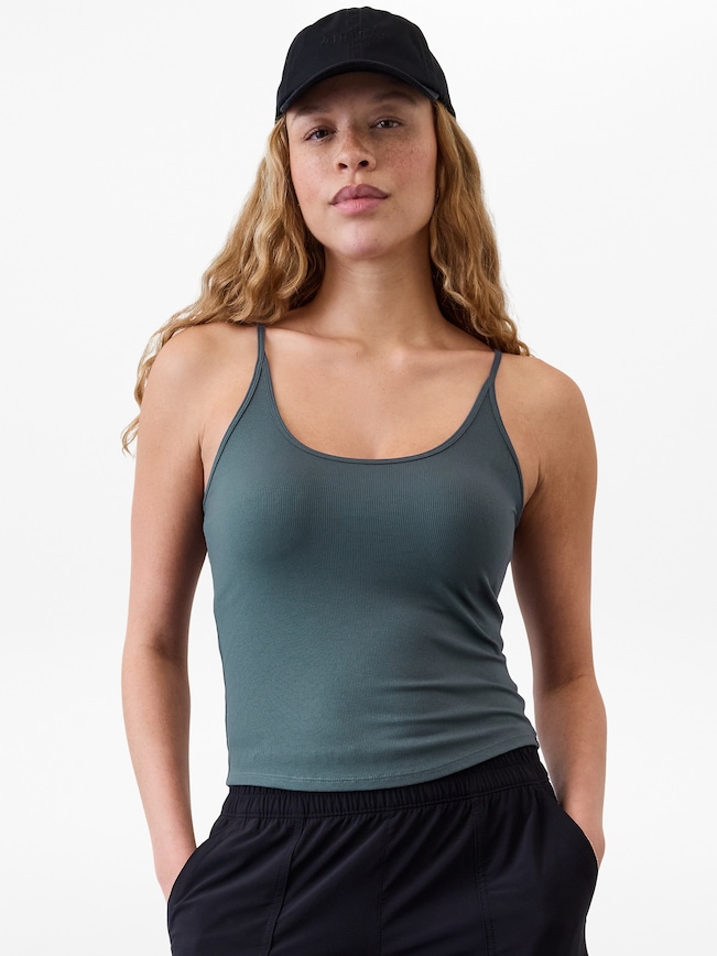 Signature Rib Thin Strap Tank