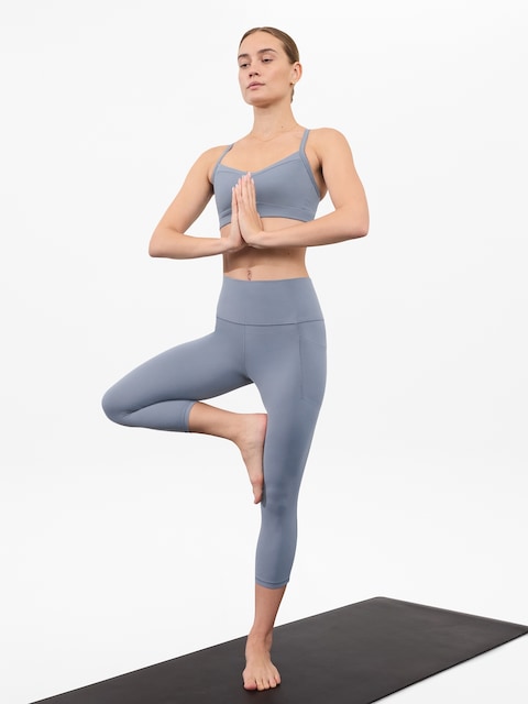 Salutation Stash High Rise Capri - Blue