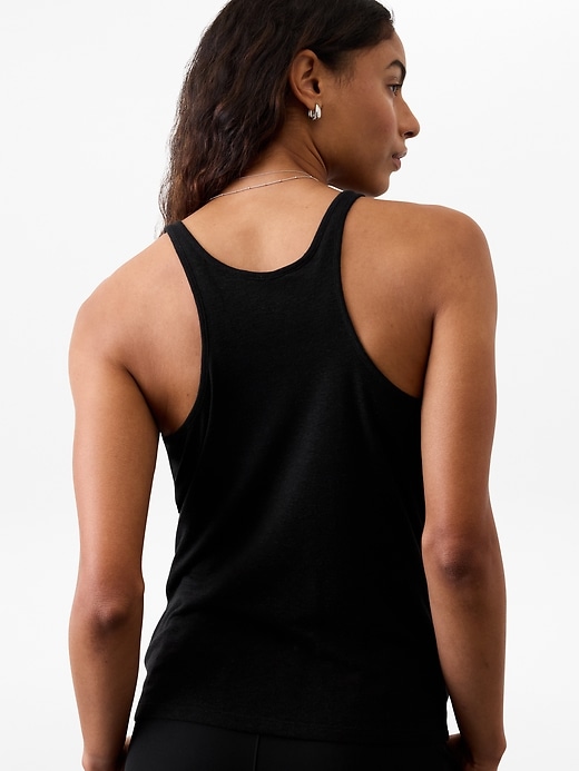 Image number 2 showing, Getaway Linen Blend Tank