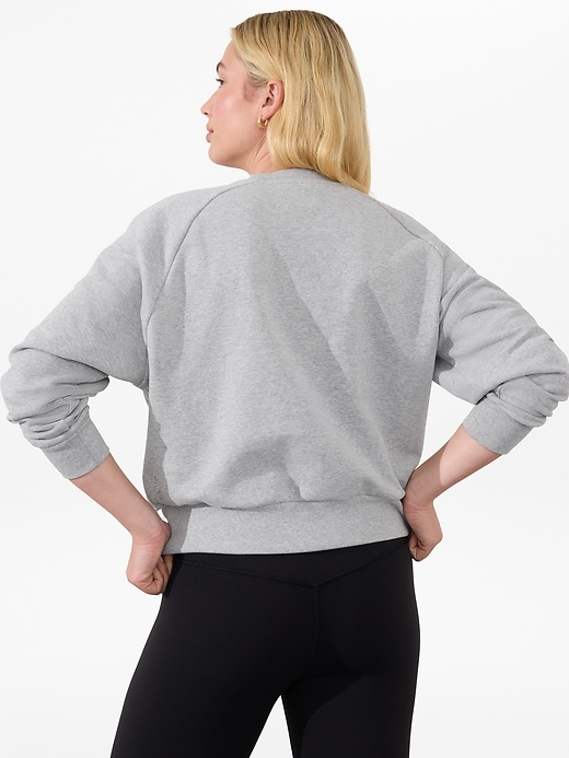 Image number 8 showing, Forever Fleece Relaxed Crew Sweatshirt