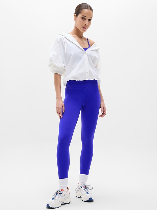 Image number 2 showing, Transcend High Rise Contrast Stitch 7/8 Legging