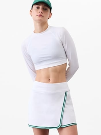 Crosscourt High Rise Tipped 14" Skort
