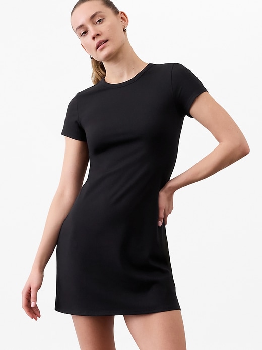 Image number 1 showing, Signature Rib Tee Dress