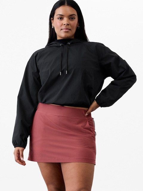 Brooklyn Mid Rise 13 1/2" Skort - Red
