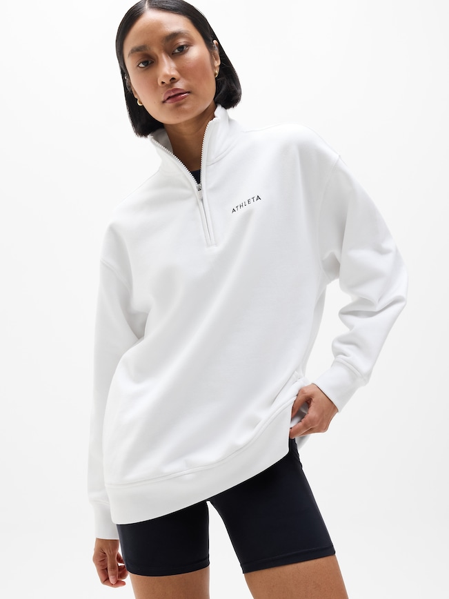 Power of She Forever Fleece 1/4 Zip Sweatshirt