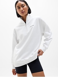 View large product image 1 of 3. Power of She Forever Fleece 1/4 Zip Sweatshirt