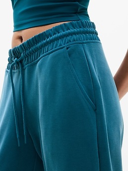 Seasoft Mid Rise Straight Pant - Blue - image 4