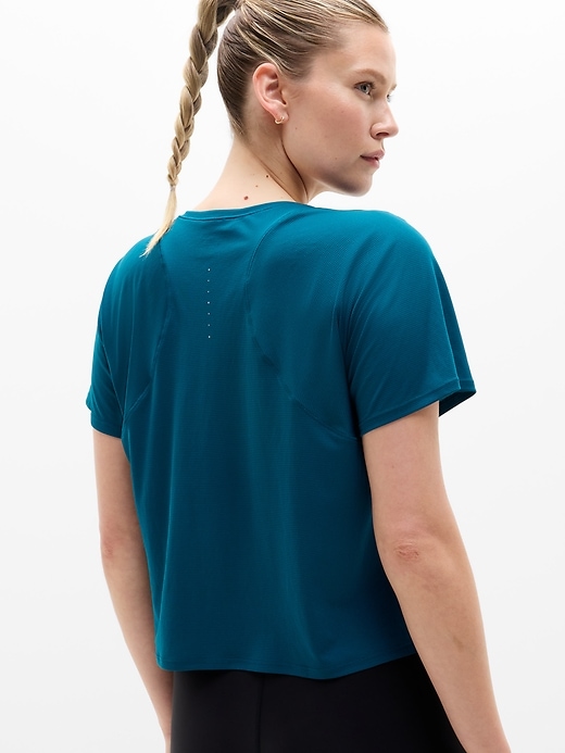 Image number 2 showing, Grid Knit Tee