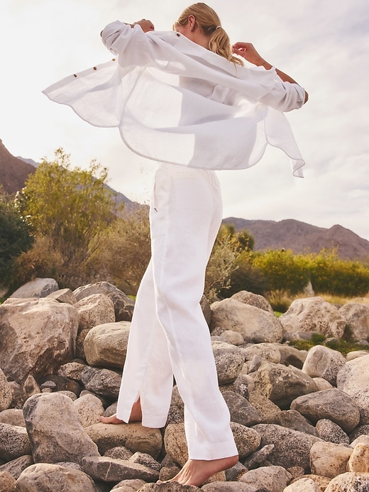 Image number 5 showing, Retreat Linen Top