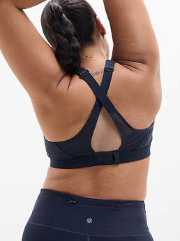 Speed Run High Support Sports Bra - Blue - image 3