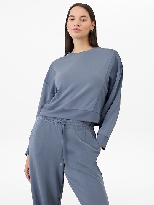 Image number 6 showing, Seasoft Rib Crewneck Sweatshirt