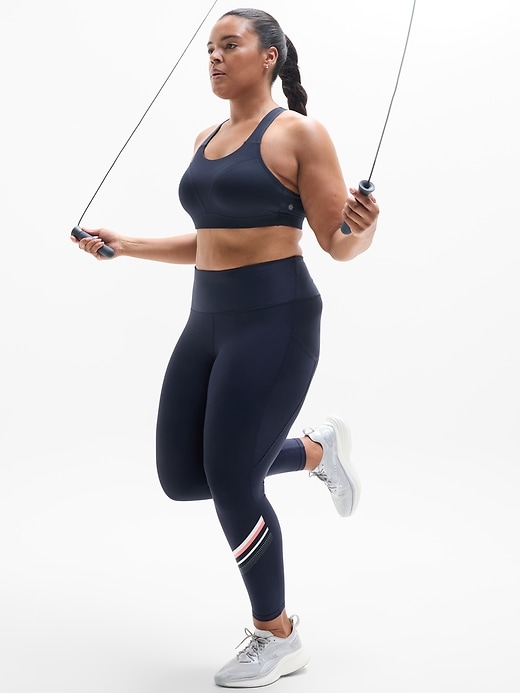 Image number 7 showing, Interval Stash High Rise Diagonal Stripe 7/8 Legging