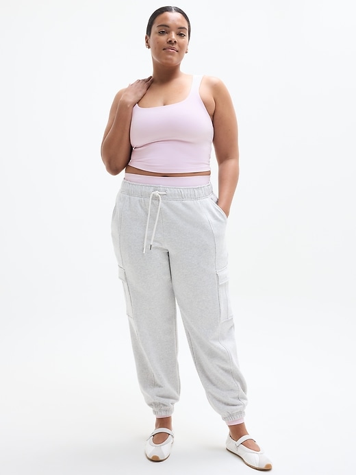 Image number 8 showing, Transcend Square Neck Crop Sports Bra D-DD