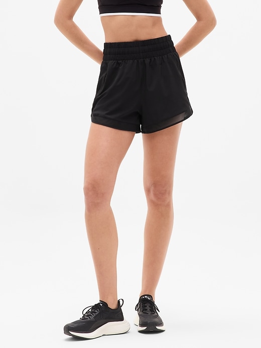 Image number 1 showing, Mesh Racer Run High Rise 3 Short