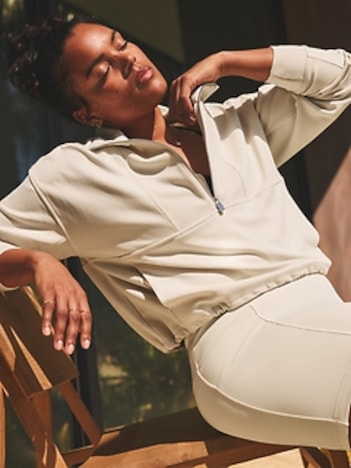 Seasoft Rib 1/4 Zip Popover