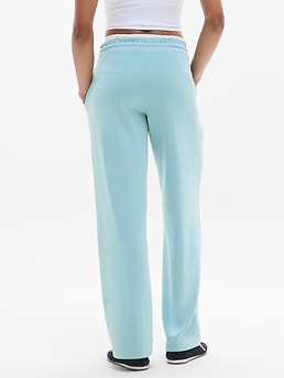 Seasoft Mid Rise Straight Pant - Blue - image 4