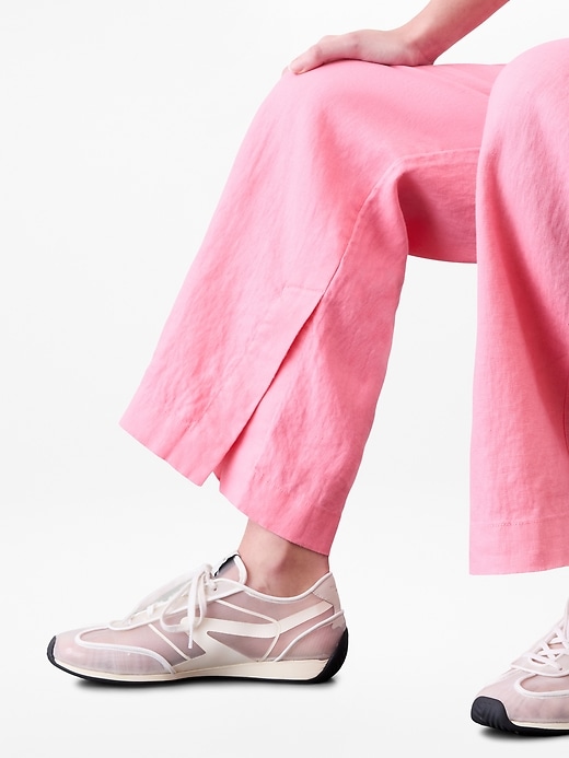 Image number 5 showing, Retreat Linen High Rise Wide Leg Pant