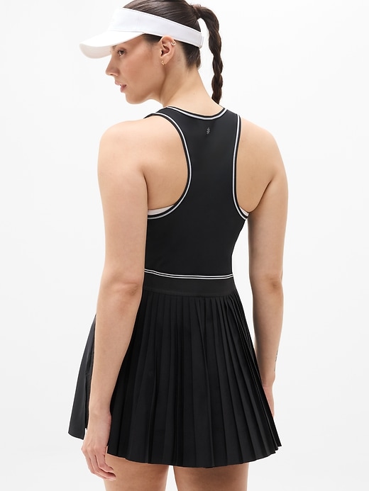 Image number 5 showing, Match Point Pleated Dress