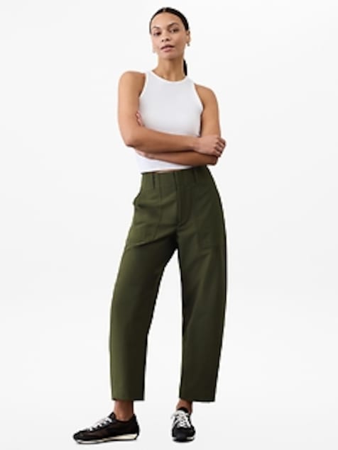 Skyline High Rise Barrel Leg Pant