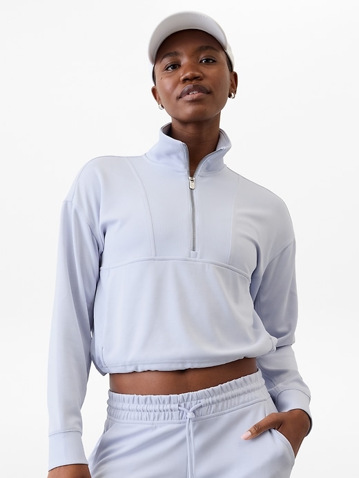 Image number 3 showing, Seasoft Rib 1/4 Zip Popover