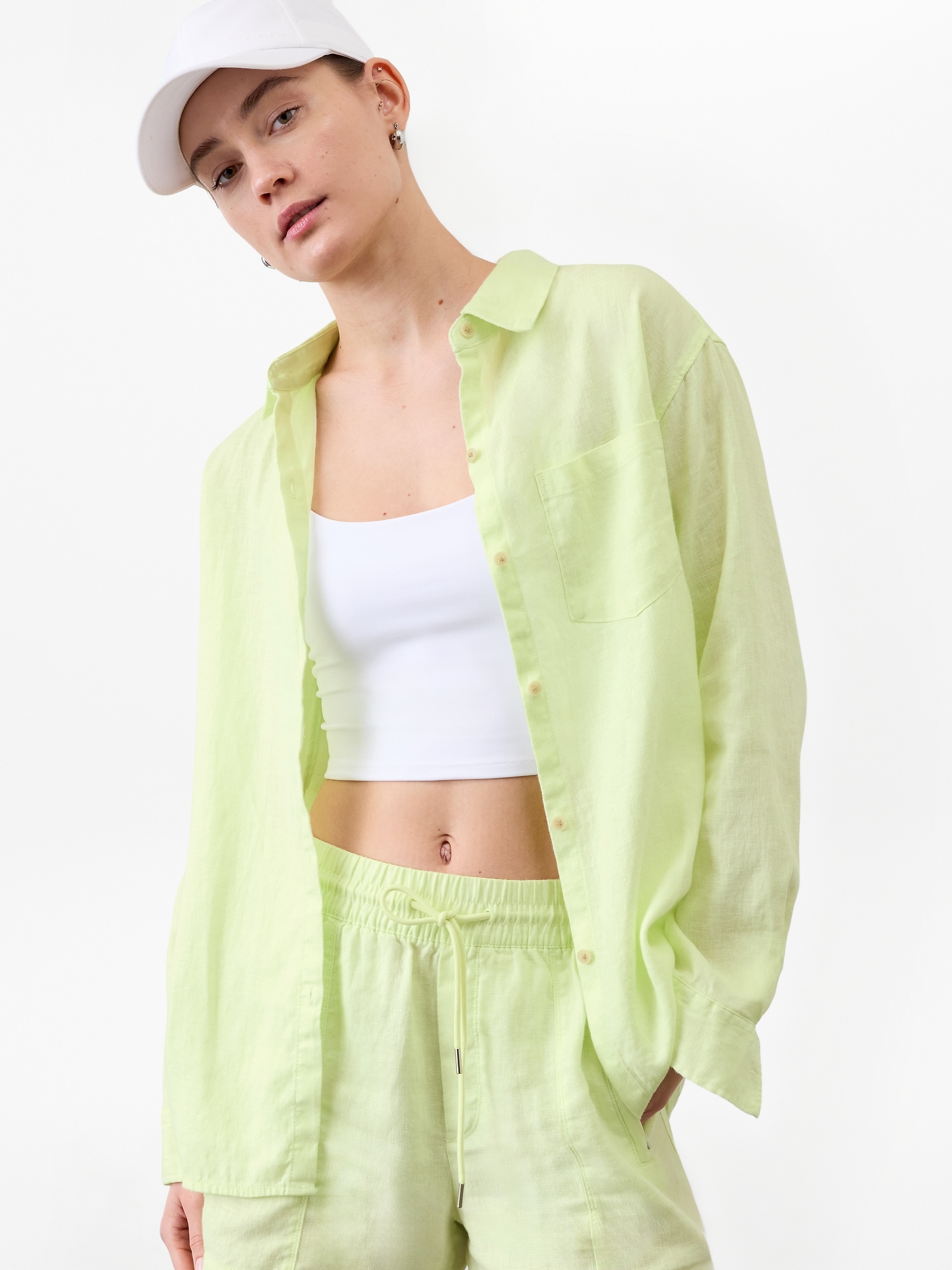 Retreat Linen Top