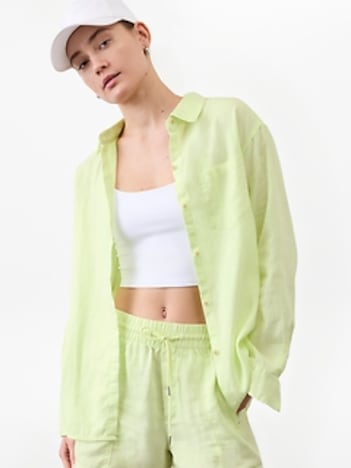 Retreat Linen Top