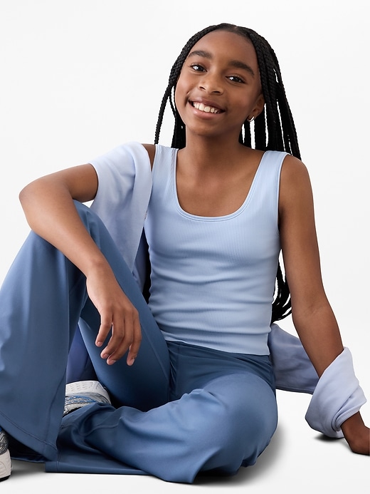 Image number 1 showing, Athleta Girl Rise Above Rib Crop Tank