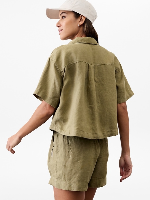 Image number 5 showing, Retreat Linen Short Sleeve Shirt