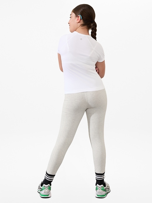 View large product image 2 of 3. Athleta Girl Power Up Sport Length Tee